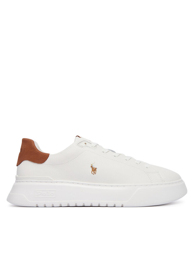 Polo Ralph Lauren Снікерcи Polo Ralph Lauren RLite Court Tumbled 809P07170001 Білий