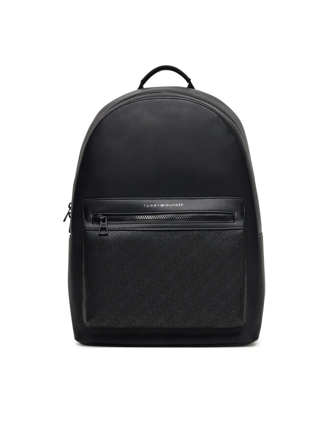Tommy Hilfiger Σακίδιο Tommy Hilfiger Th Monogram Backpack AM0AM13834 Μαύρο