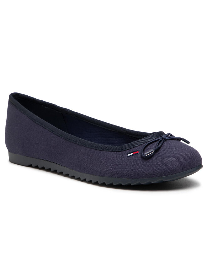 Tommy Jeans Ballerinas Tommy Jeans Essential Tommy Jeans Ballerina EN0EN01284 Dunkelblau