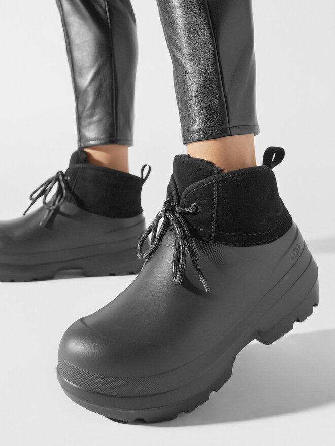 Gummistiefel Ugg W Tasman X Lace 1146310 Schwarz | eschuhe.de