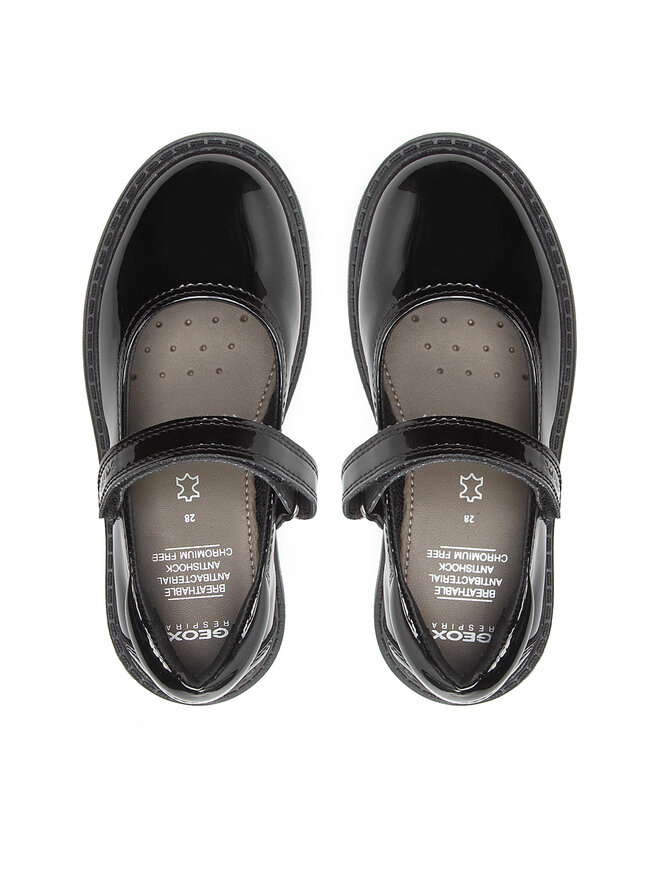 Geox Félcipő Geox J Casey G. P J6420P 000HH C9999 M Fekete