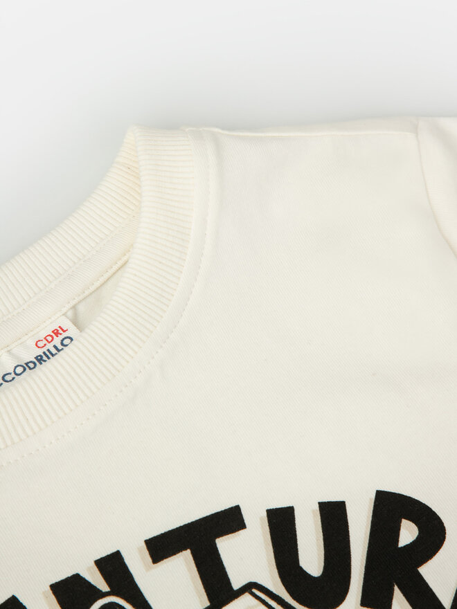 Coccodrillo Coccodrillo Marškinėliai WC4143202NAK Écru Regular Fit
