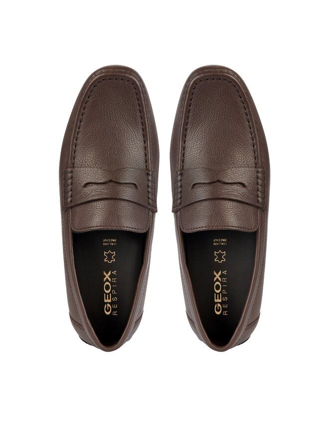 Geox Polobotky Geox U Kosmopolis + Grip U36CFA 00046 C6006 Hnědá