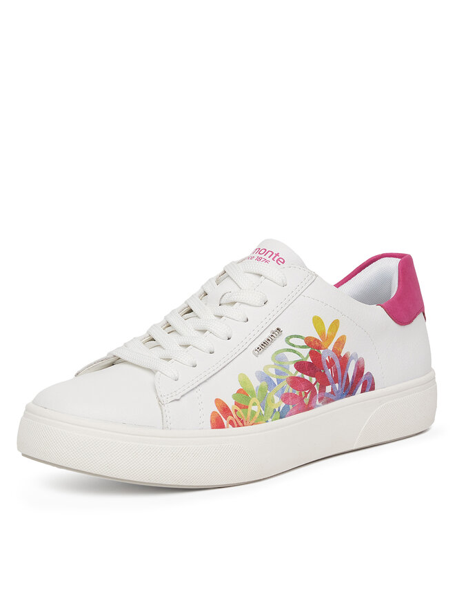 Remonte Sneakersy Remonte D2J00-82 Bílá