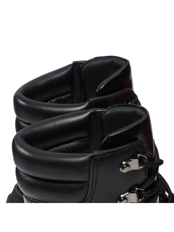 Tory Burch Botine Tory Burch Lug Sole Hiker Ankle Boot 85304 Negru