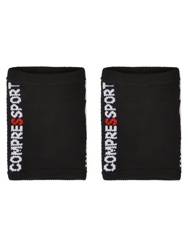Compressport Набір напульсників Compressport Sweatbands 3D.Dots WSTV2 Чорний