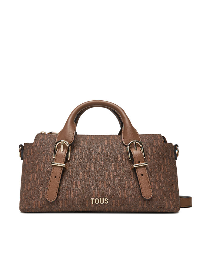 TOUS Сумка TOUS Bowling Tous Buckles Silhouette 2002201543 Коричневий