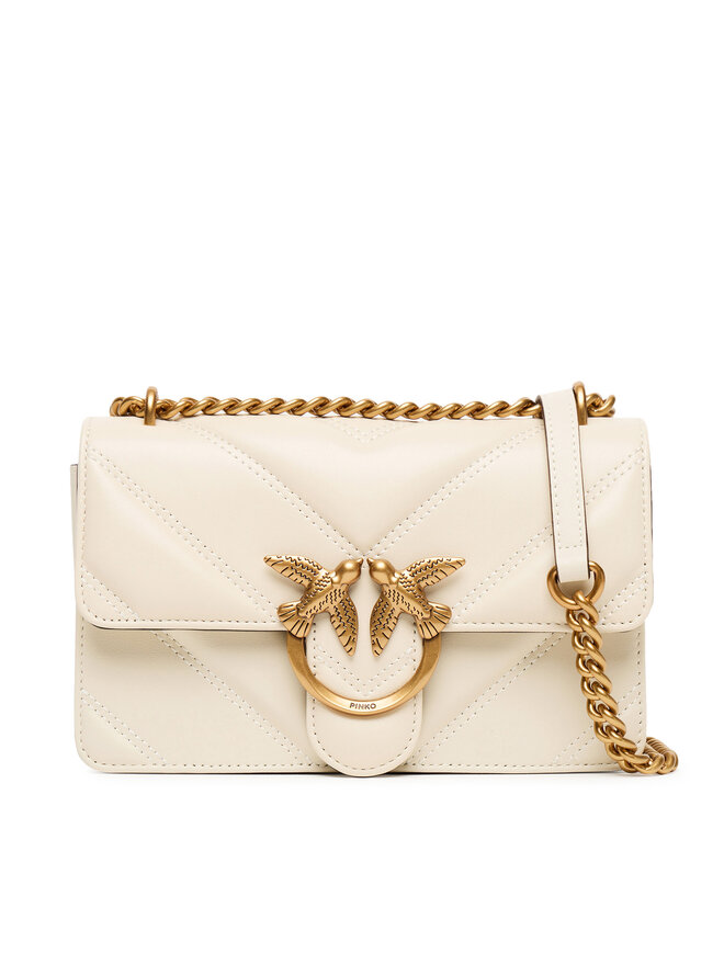 PINKO Handtasche PINKO Love One Mini Light Dc. Al 25-26 PLTT 104550 A2OS Écru