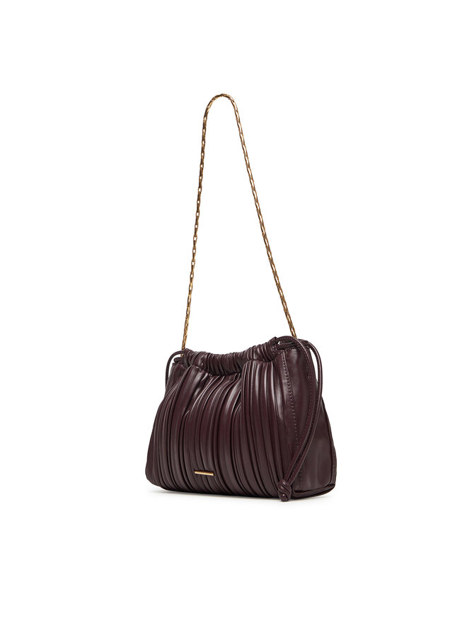 Calvin Klein Τσάντα Calvin Klein Plisse Drawstring Bag LV04F3076G Μπορντό