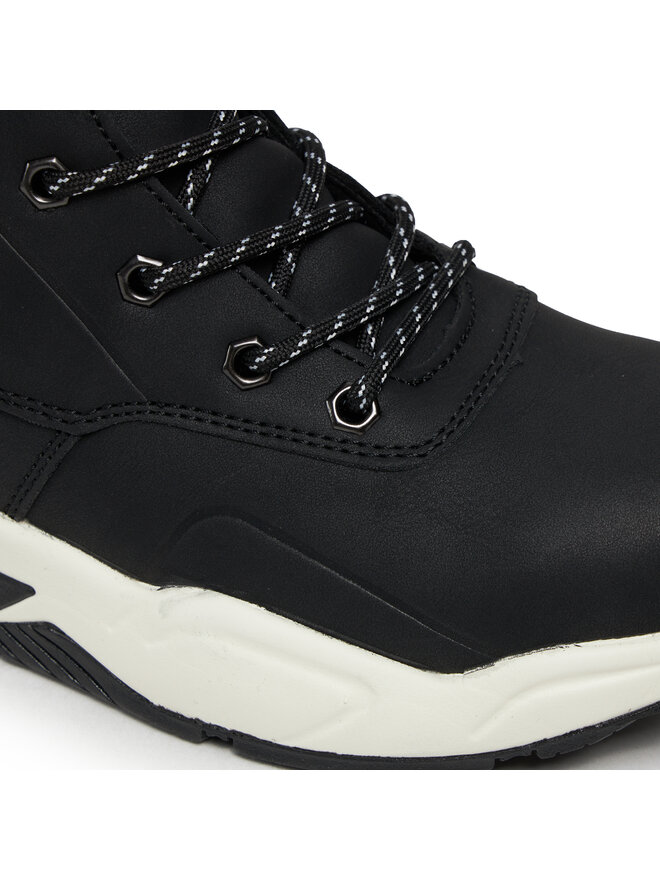Lumberjack Trapper stila apavi Lumberjack DANIELA SWH8001-002-S03 Melns