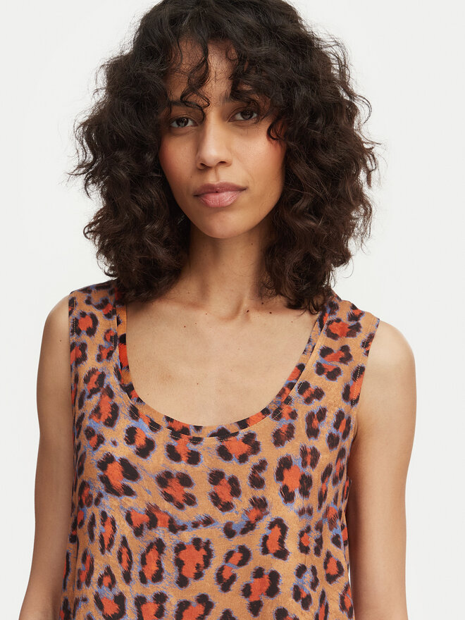 LOLA CASADEMUNT LOLA CASADEMUNT Топ MS2615033 Коричневий Regular Fit