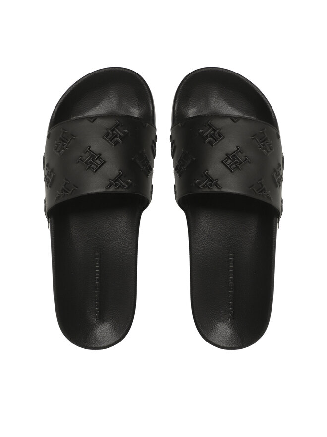 Tommy Hilfiger Papucs Tommy Hilfiger Debossed Th Pool Slide FM0FM04614 Fekete