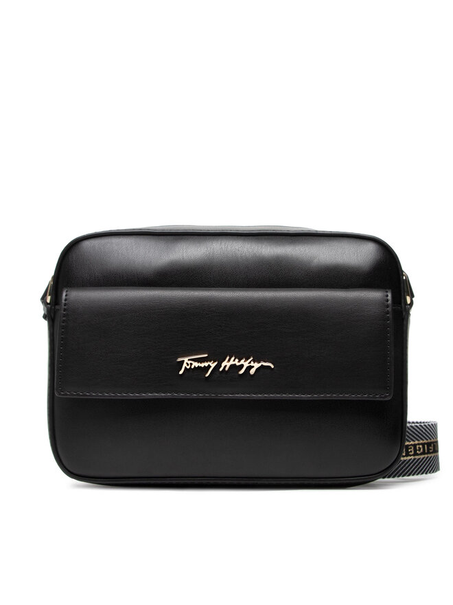 Tommy Hilfiger Сумка Tommy Hilfiger Iconic Tommy Camera Bag Sign AW0AW10958 Чорний