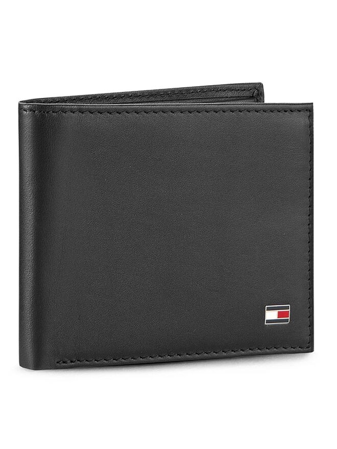 Tommy Hilfiger Geldbörse Tommy Hilfiger Eton Mini Cc Wallet AM0AM00655/83365 Schwarz
