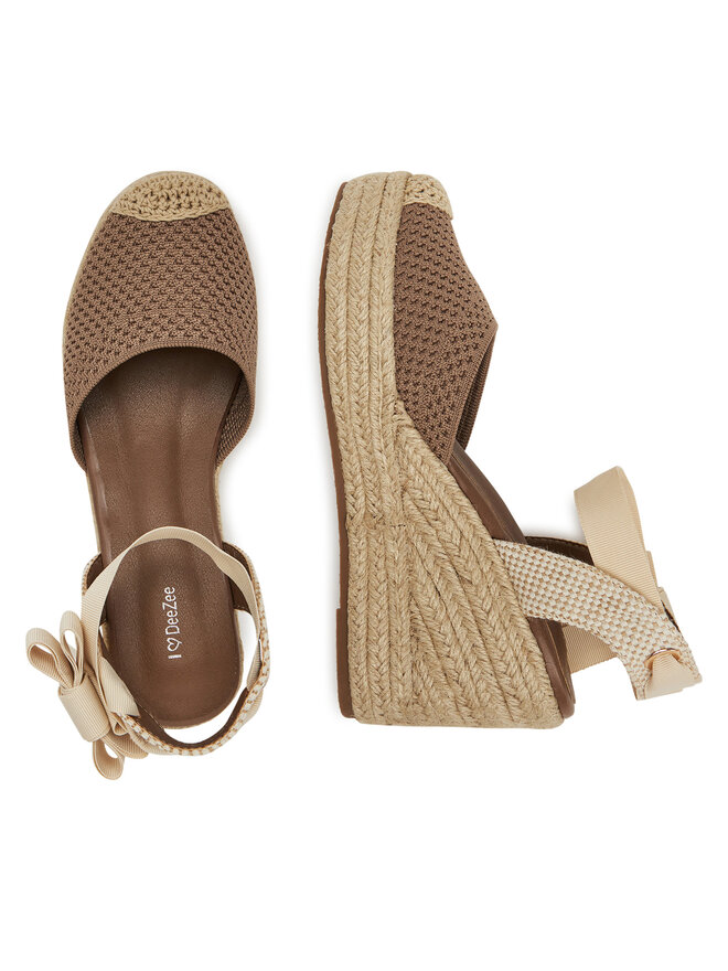 DeeZee Espadryle DeeZee WS2509-001 Beżowy