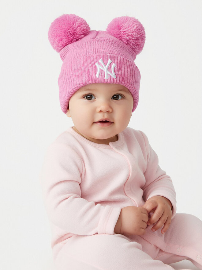 New Era Mütze New Era Child Double Pom Se 60565308 Rosa
