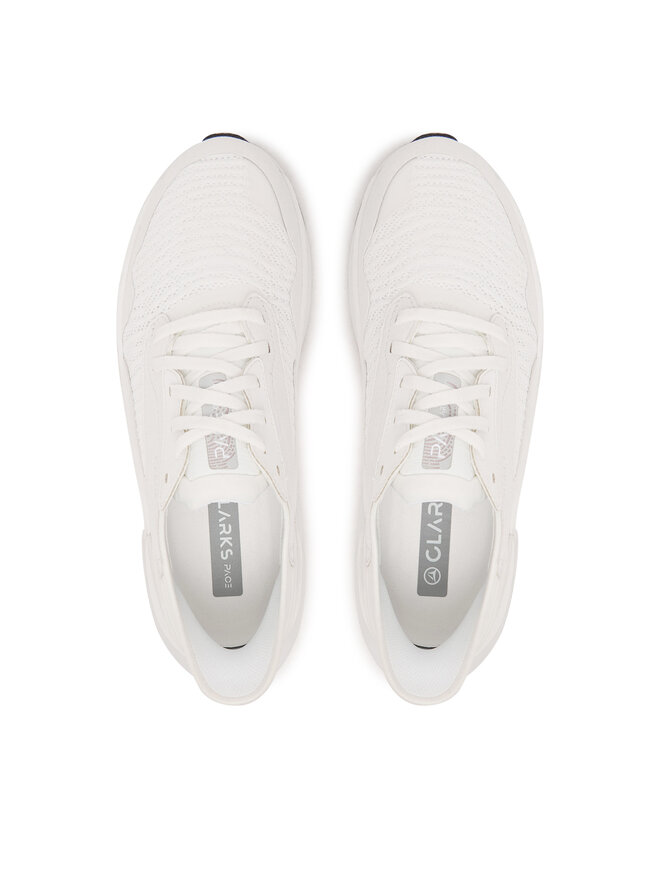 Clarks Снікерcи Clarks Clarks Pace 26184666 Білий