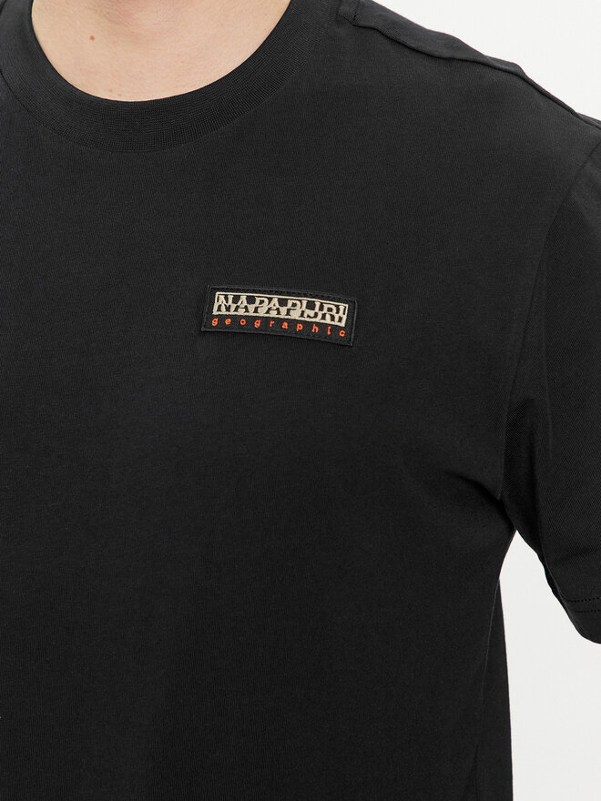 Napapijri Napapijri T-Shirt Iaato NP0A4HFZ Μαύρο Regular Fit