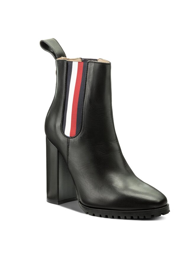 Bottines Tommy Hilfiger Gigi Hadid Chelsea Boot FW0FW03018 Noir chaussures