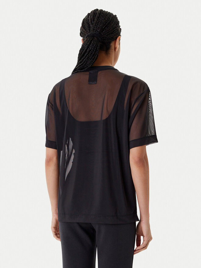 adidas adidas Camiseta ALL SZN Soft Lux Mesh JM3737 Negro Loose Fit
