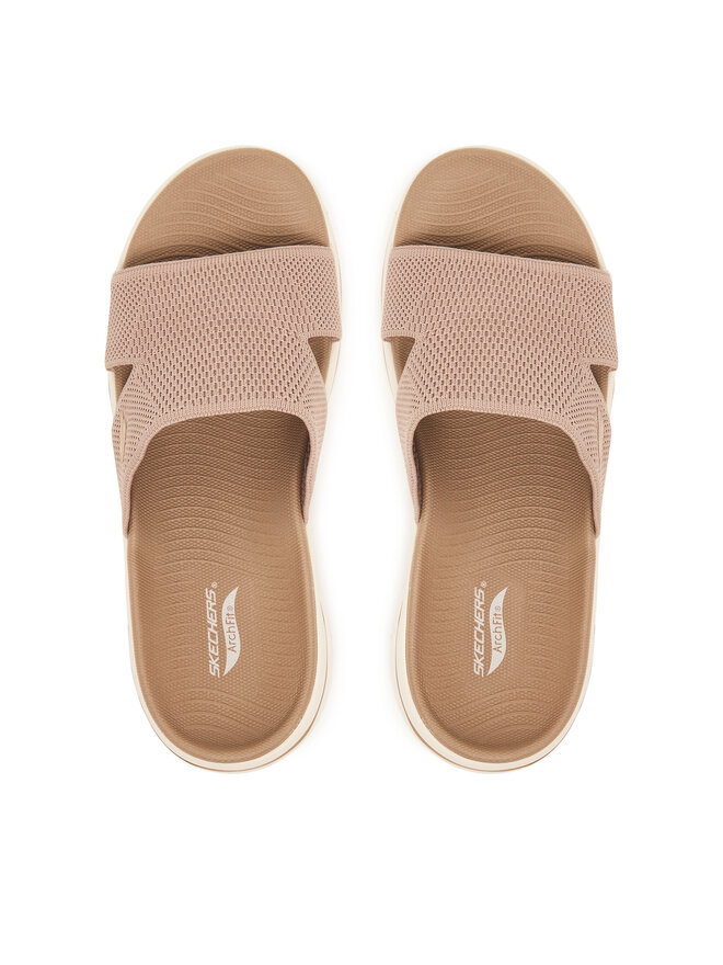 Skechers Шльопанці Skechers Gowalk Arch Fit 2.0 - Dakota 140865/TAN Бежевий