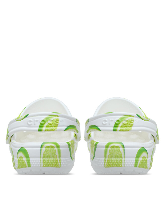 Crocs Παντόφλες Crocs Classic Fresh Fruits Clog 211008 Λευκό