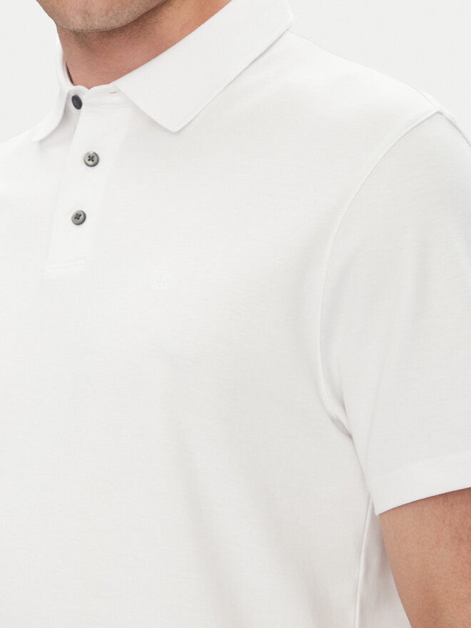 Calvin Klein Calvin Klein Poloshirt Supima LV04LB276G Weiß Regular Fit