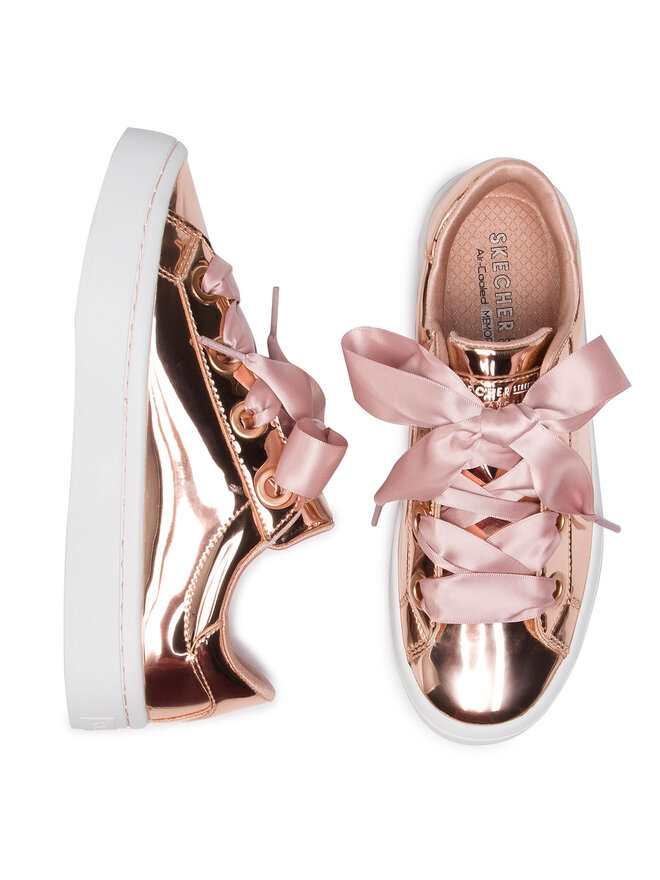 Skechers liquid bling rose gold on sale