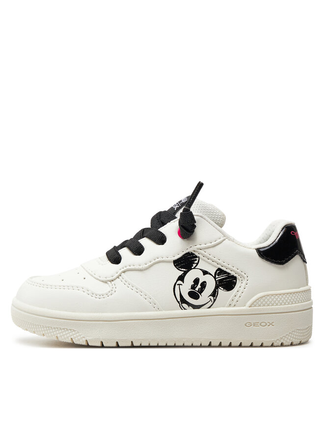 Geox Sneakersy Geox J Washiba Girl J45HXE 000BC C0404 S Bílá