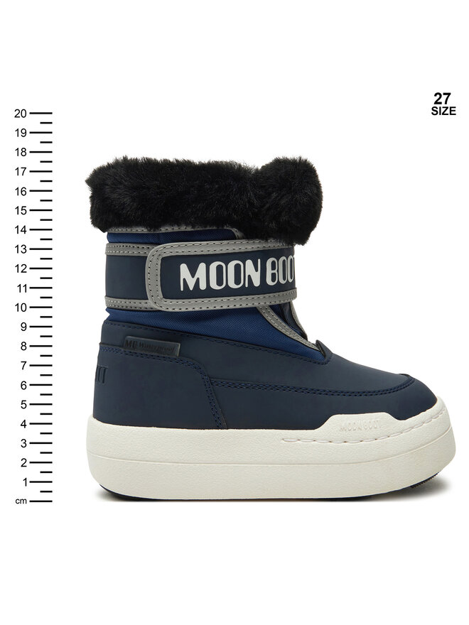 Moon Boot Škornji za sneg Moon Boot Junior Park Strap 80D3440030 Mornarsko modra