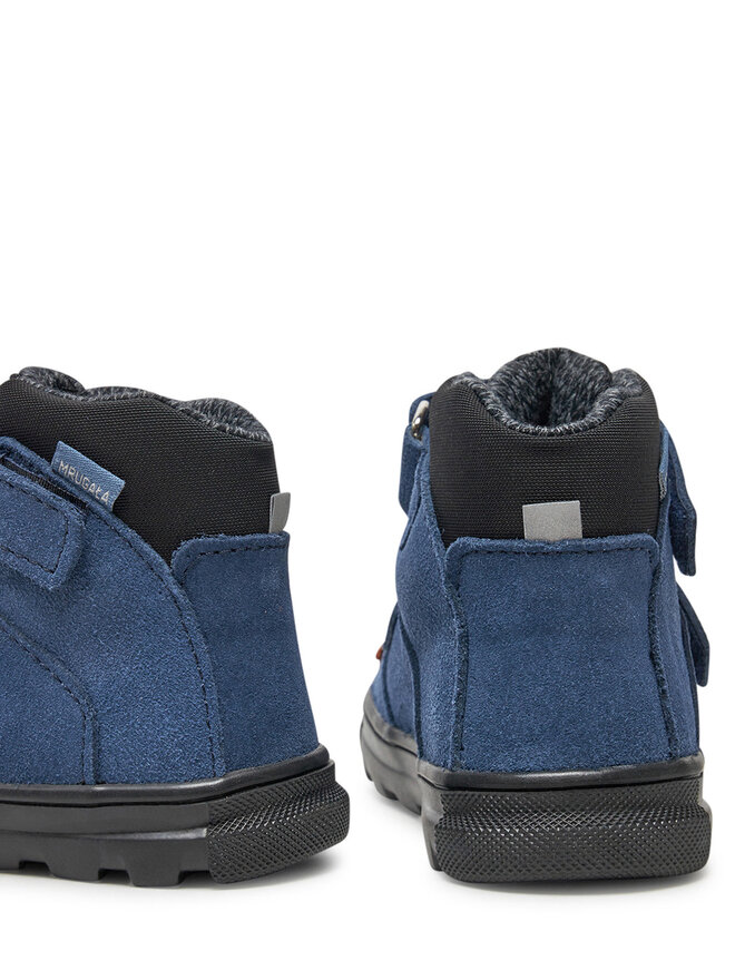 Mrugała Botines planos Mrugała Andy 6180/4-63 Azul marino