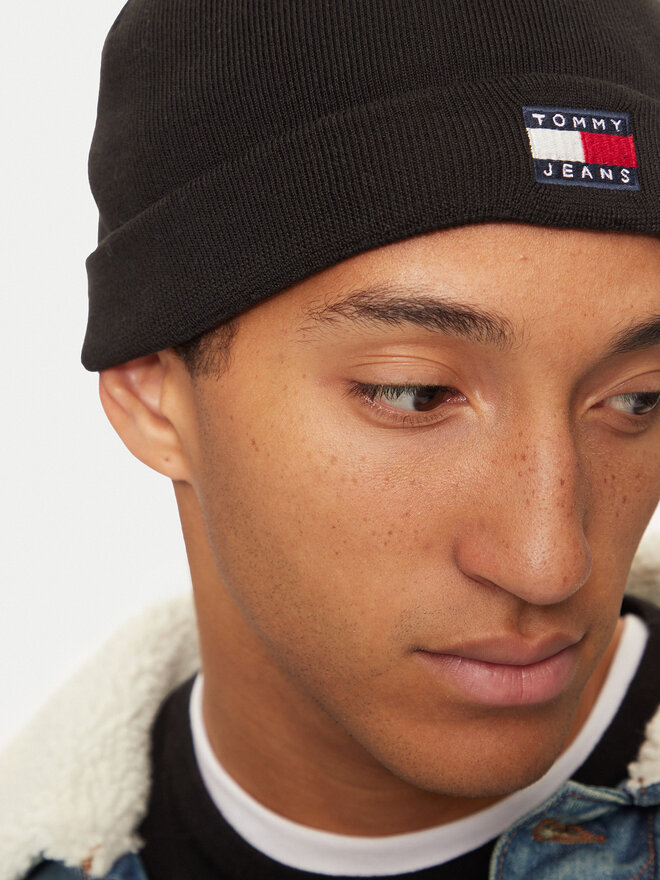 Tommy Jeans Gorro Tommy Jeans Heritage AM0AM12431 Negro