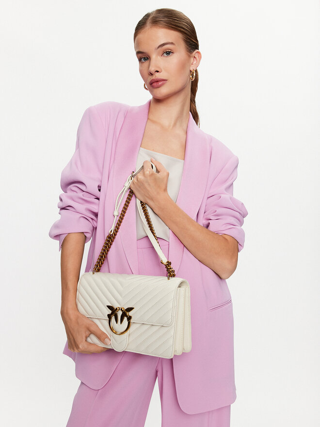 PINKO Τσάντα Pinko Love One Classic 100941 A0GK Λευκό