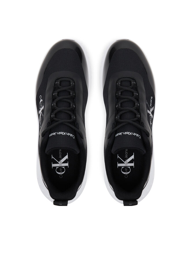 Calvin Klein Jeans Sportcipők Calvin Klein Jeans Eva Runner Low Lace Mix Ml Wn YW0YW01442 Fekete