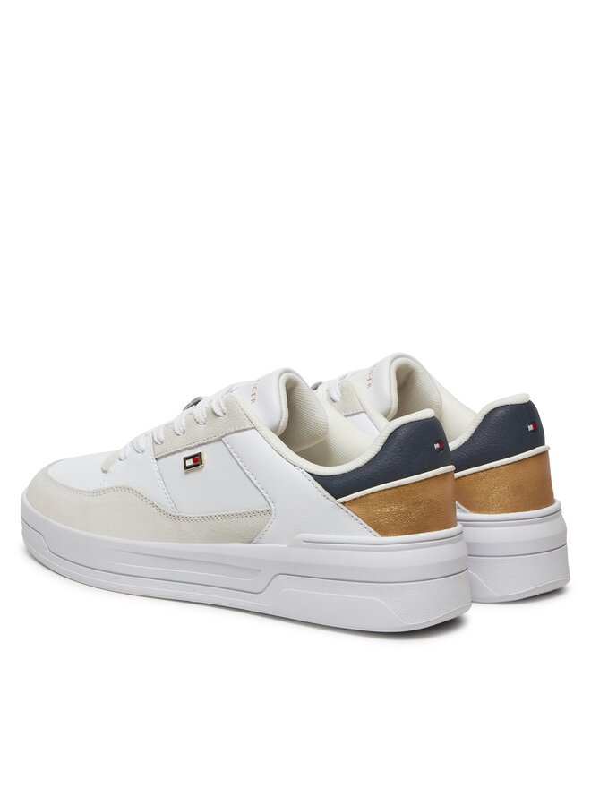 Tommy Hilfiger Sneakersy Tommy Hilfiger Essent Basket FW0FW08615 Biały