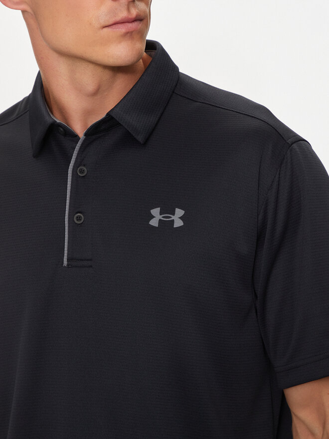 Under Armour Under Armour Pólóing UA Tech 1290140 Fekete Loose Fit