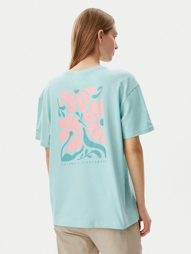 Columbia Columbia Camiseta Rolling Bend™ Graphic 2120031 Azul Oversize