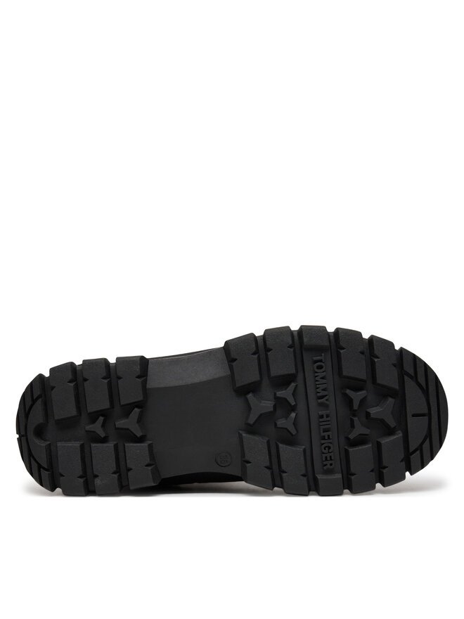 Tommy Hilfiger Outdoorová obuv Tommy Hilfiger Stripes Fur Boot T3X5-33713-1487 S Tmavomodrá