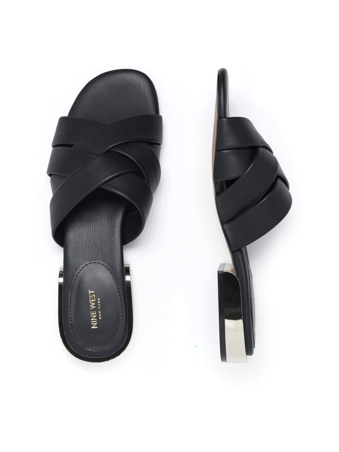 Nine West Παντόφλες Nine West JF2220-1 Μαύρο