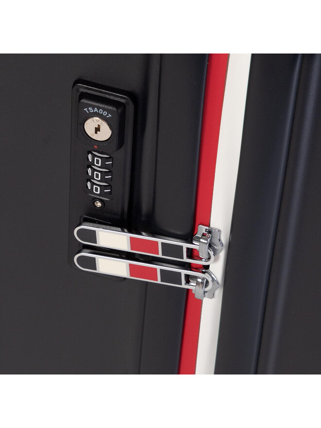 Tommy Hilfiger Großer Koffer Tommy Hilfiger Monogram Case 28 AU0AU01065 Dunkelblau