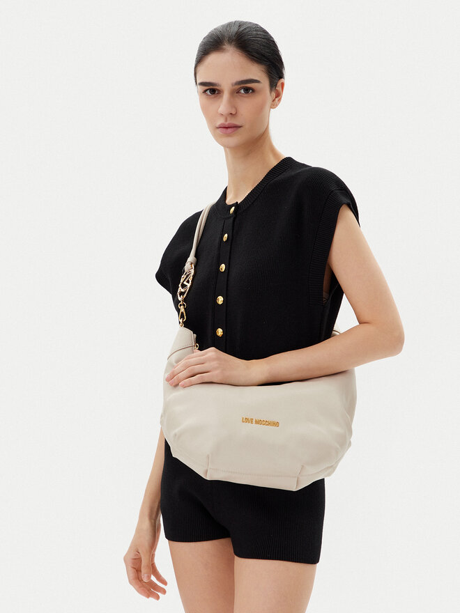 LOVE MOSCHINO Ročna torba LOVE MOSCHINO JC4053PP1MLF0110 Écru