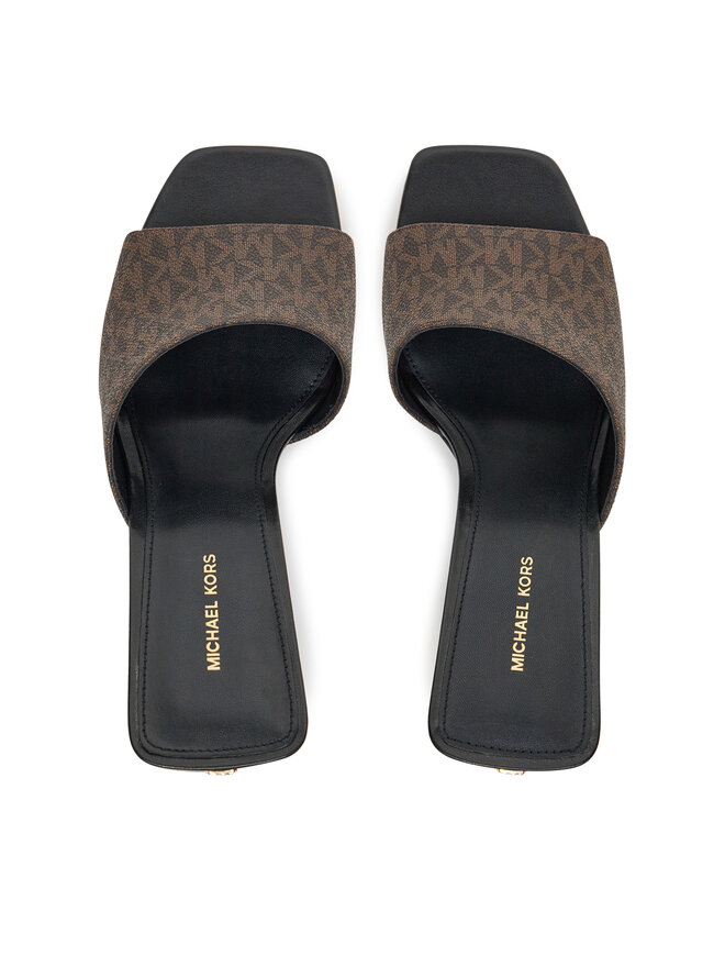 MICHAEL Michael Kors Klapki MICHAEL Michael Kors Merriam Wedge 40S5MMMS1B Brązowy