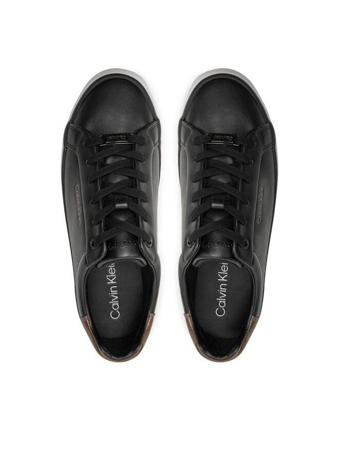 Calvin Klein Αθλητικά Calvin Klein Vulc Lace Up Saff Fox W/Met Bt HW0HW02104 Μαύρο