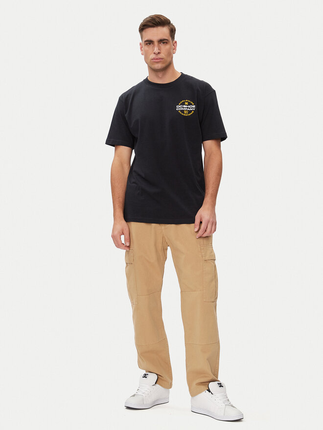 DC DC Marškinėliai Eurostep Hss ADYZT05362 Juoda Regular Fit