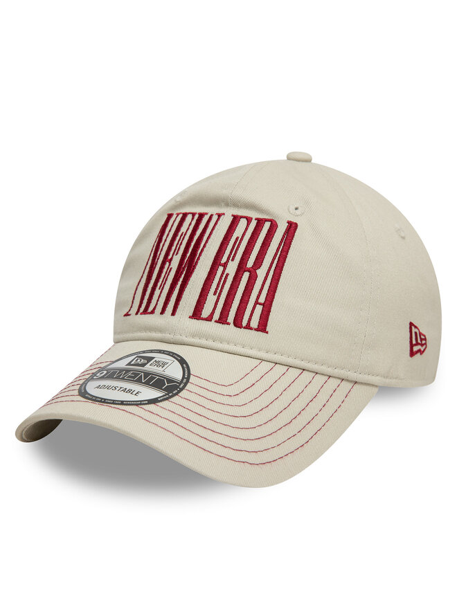 New Era Шапка с козирка New Era Wordmark 9TWENTY 60595444 Бежов