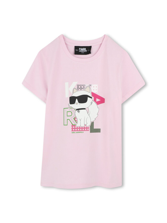 Karl Lagerfeld Kids Karl Lagerfeld Kids Camiseta Z30491 S Rosa Regular Fit