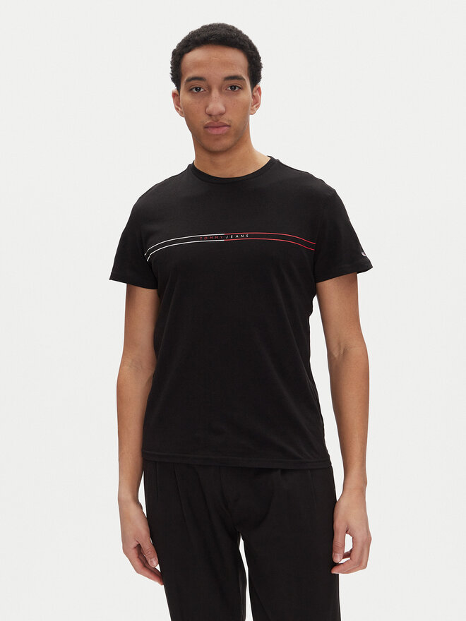 Tommy Jeans Tommy Jeans 2er-Set T-Shirts Entry Graphic DM0DM21902 Bunt Slim Fit