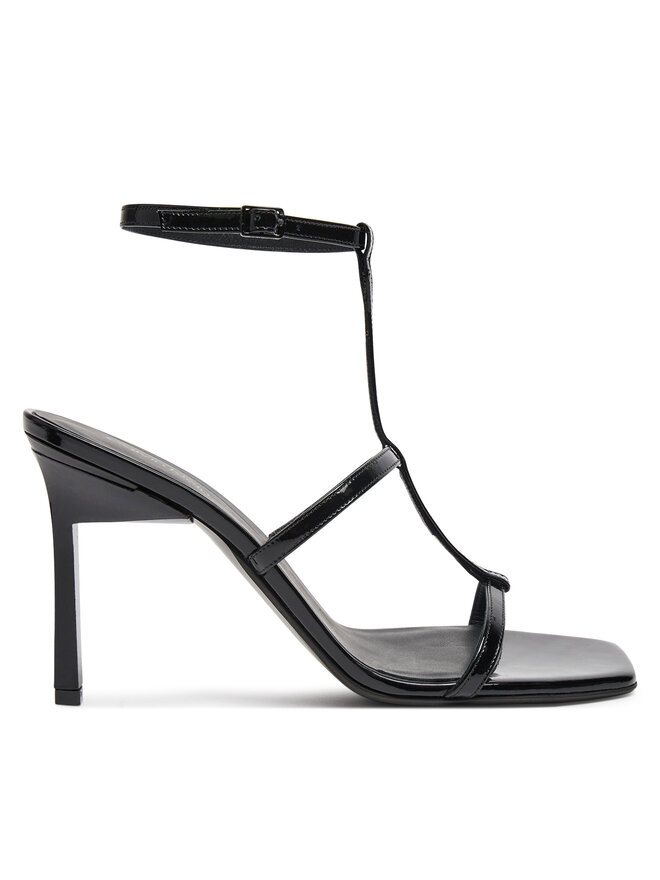 Calvin Klein Sandały Calvin Klein Heel Gladi Sandal 90 Pat HW0HW02312 Czarny