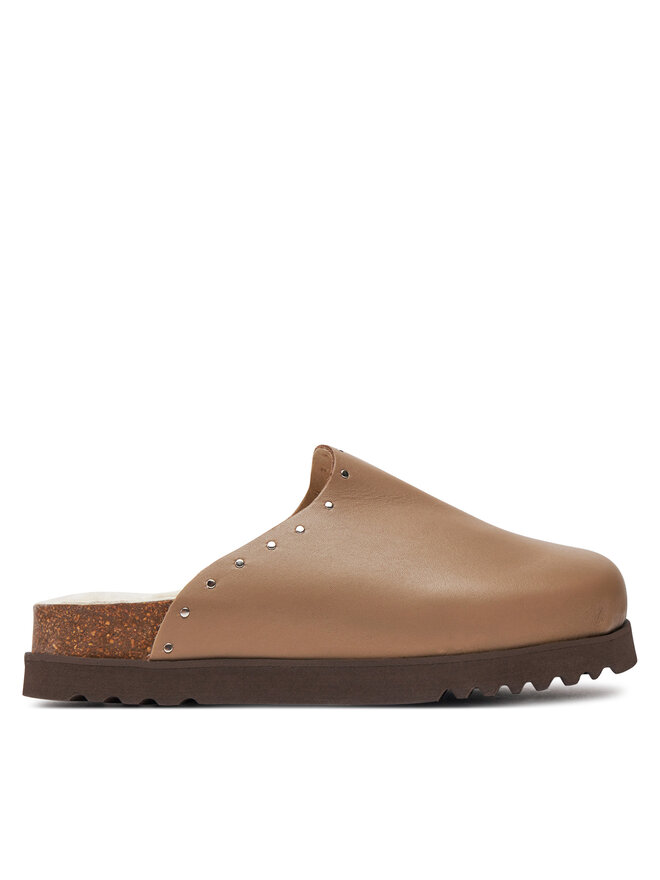 Scholl Παντόφλες Scholl Fae Studs F30938 Καφέ