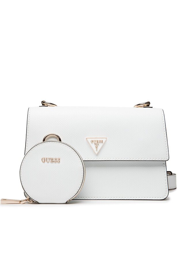 Guess Handtasche Guess Alexie Crossbody Flap HWVG84 16190 Weiß